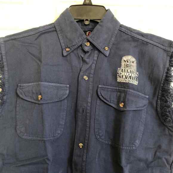 2010 Biker’s Club Laughlin 28th River Run shirt Men’s Size M Medium Bike Biker - Picture 3 of 7